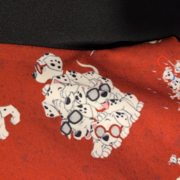 Disney 101 Dalmatians Black and Red Women's Long Sleeve Track Jacket - Picture 3 of 6